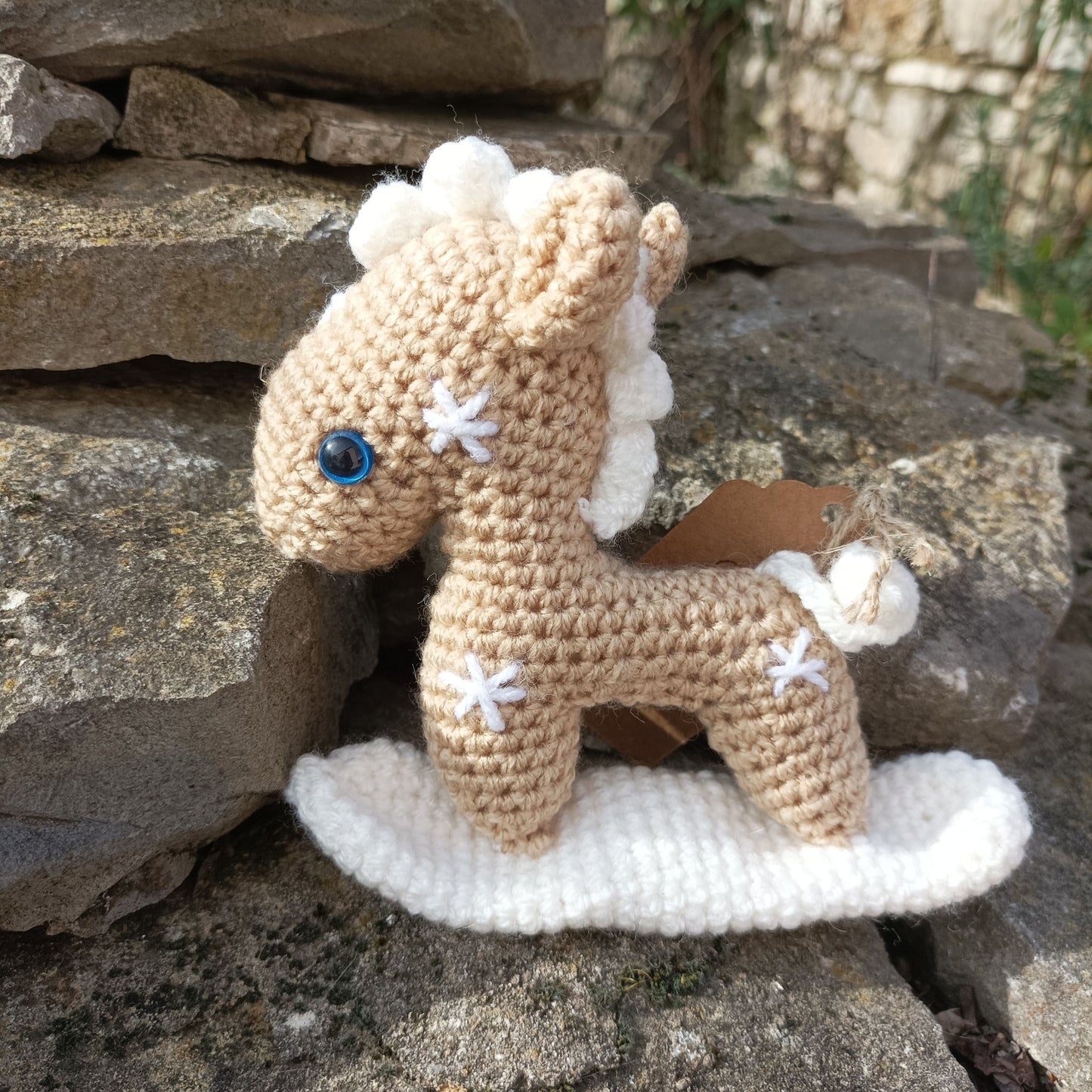 mini doudou cheval bascule