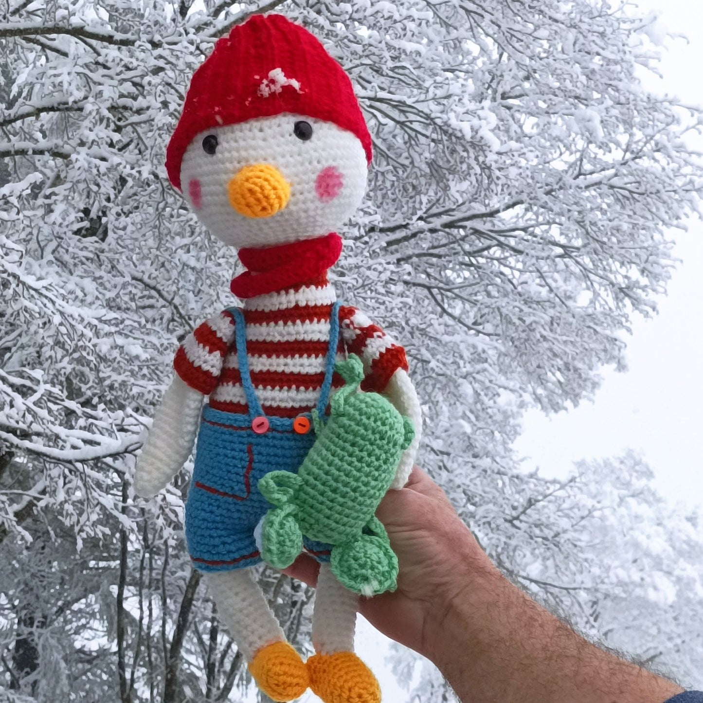 canard avec son doudou