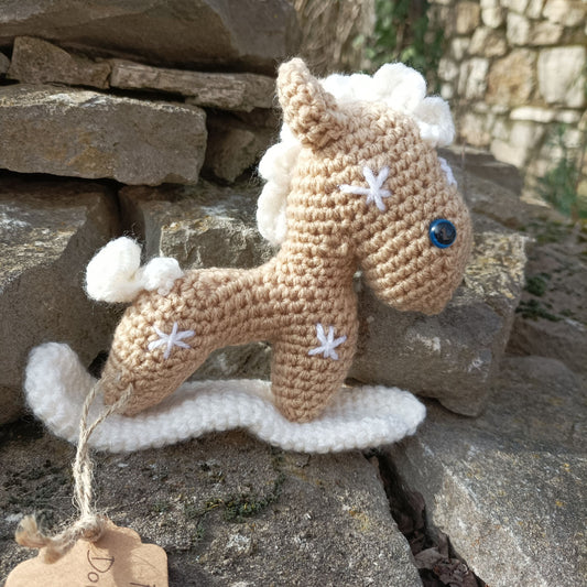 mini doudou cheval bascule