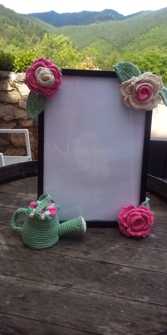 cadre photo fleurs