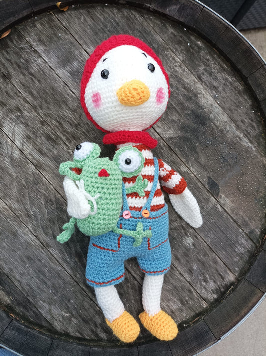 canard avec son doudou